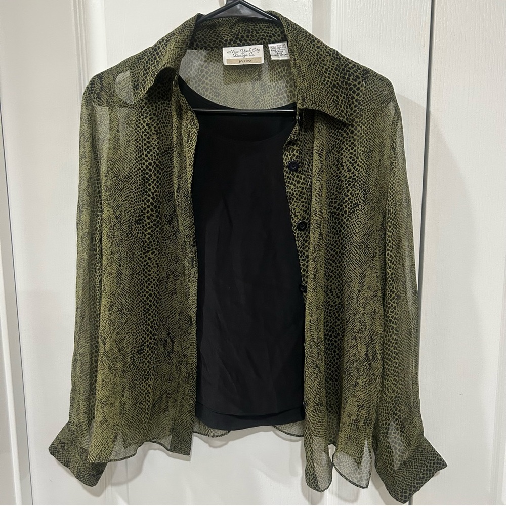 New York City Design Co. Silk Blouse